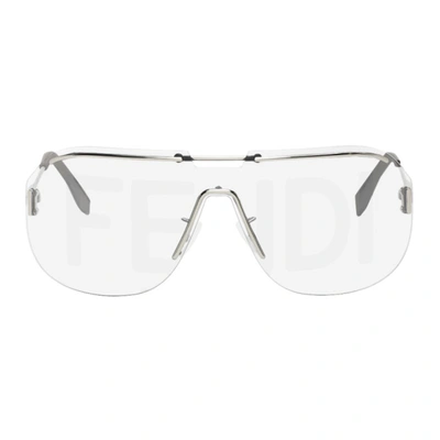 Shop Fendi Transparent Fashion Show Sunglasses In 085k Ruth B