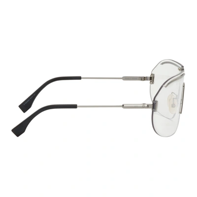 Shop Fendi Transparent Fashion Show Sunglasses In 085k Ruth B