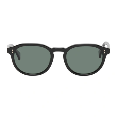 Shop Raen Black Rollo 51 Sunglasses In S272 Crb/gr