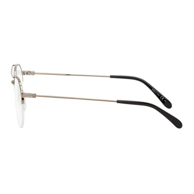 Shop Givenchy Gold Gv 0099 Glasses In 0yyc Blgd B