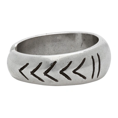 Shop Isabel Marant Silver Summer Ring In Silver 08si