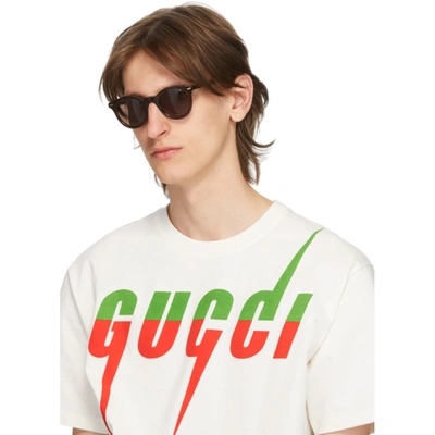 Shop Gucci Tortoiseshell Gg0736s Sunglasses In 002 Havana