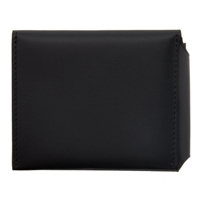 Shop Acne Studios Black Trifold Card Wallet