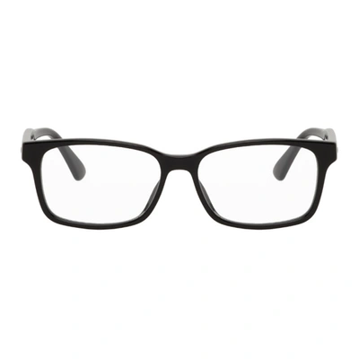 Shop Gucci Black Square Glasses In 001 Black