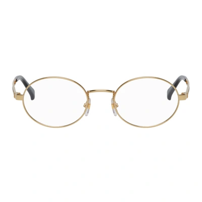 Shop Givenchy Gold Gv 0108 Glasses In 0j5g Gold