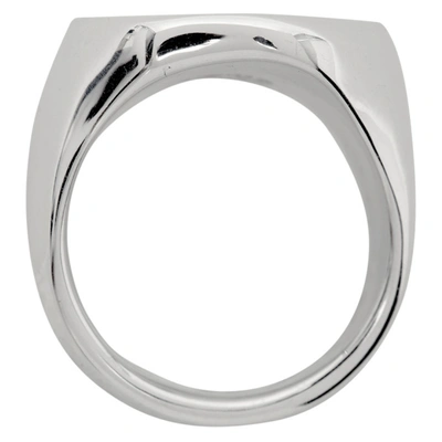 Shop All Blues Silver Polished Sigil Ring