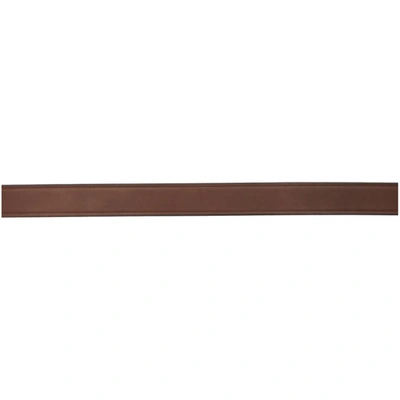 Shop Comme Des Garçons Homme Deux Comme Des Garcons Homme Brown Leather Belt In 2 Brown