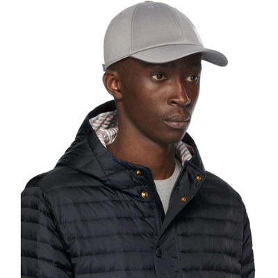 Shop Thom Browne Grey Six Panel Cap In 035 Med Gre