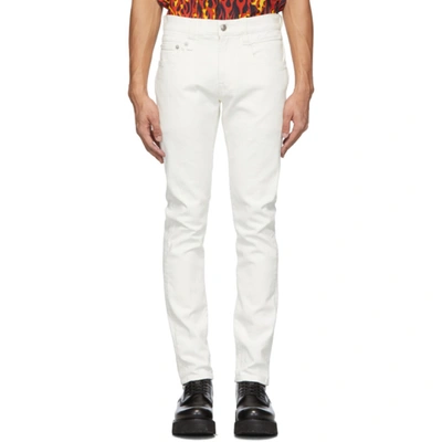 Shop R13 White Boy Jeans In Rinsed Wht