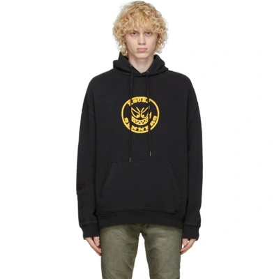 Shop Ksubi Black Enemy Hoodie