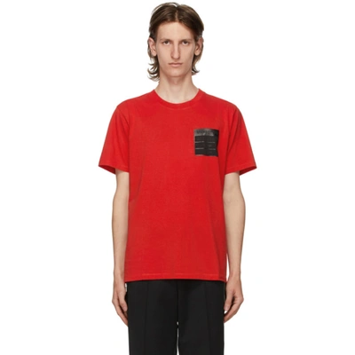 Shop Maison Margiela Red 'stereotype' T-shirt In 314 Red