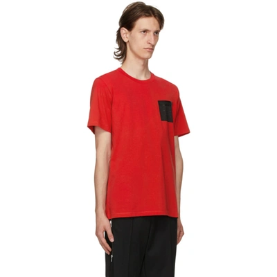 Shop Maison Margiela Red 'stereotype' T-shirt In 314 Red