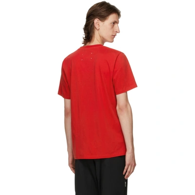 Shop Maison Margiela Red 'stereotype' T-shirt In 314 Red