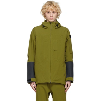 Shop Gr10k Green Schoeller® Alpha Parka Jacket In 9-3 Green