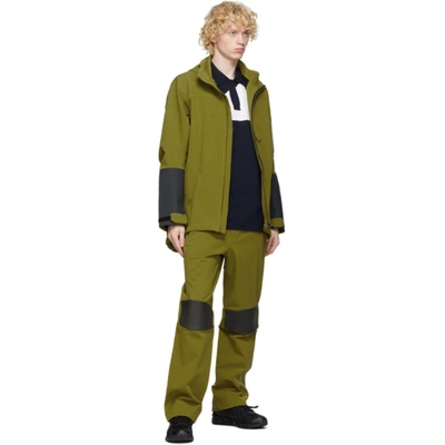 Shop Gr10k Green Schoeller® Alpha Parka Jacket In 9-3 Green