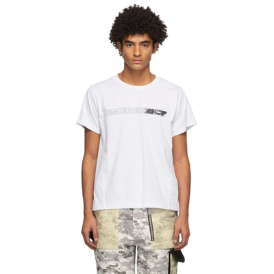 Shop Adyar Ssense Exclusive White Graphic T-shirt