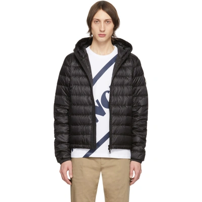 Shop Moncler Black Down Rook Jacket In 999black