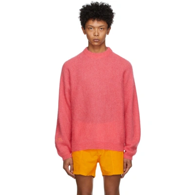 Shop Erl Pink Alpaca & Mohair Sweater