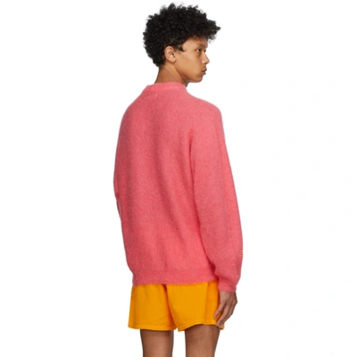 Shop Erl Pink Alpaca & Mohair Sweater