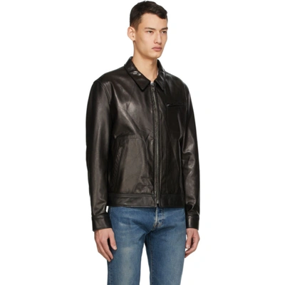 Shop Schott Black Leather Unlined Jacket