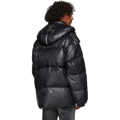 Shop Mastermind Japan Mastermind World Black Rocky Mountain Featherbed Edition Down Ns Parka