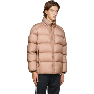 Shop Moncler Pink Down Cevenne Jacket In 512 Pink