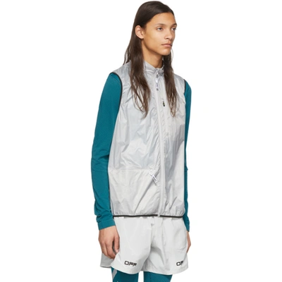 Shop Off-white Grey Multi Use Jacket In Light Grey