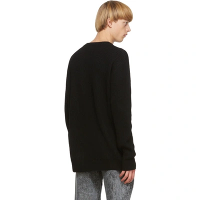 Shop Etudes Studio Black Wool Boris Sweater