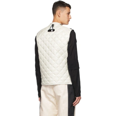 Shop Moncler Genius 5 Moncler Craig Green Off-white Down Hinney Vest In 032offwhite