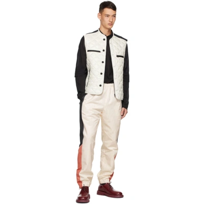 Shop Moncler Genius 5 Moncler Craig Green Off-white Down Hinney Vest In 032offwhite