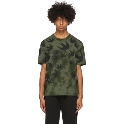 Shop Mcq By Alexander Mcqueen Mcq Alexander Mcqueen Green Mcq Swallow Tie-dye T-shirt In 3049 Green