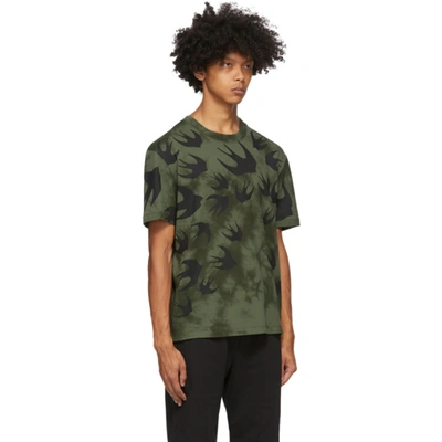 Shop Mcq By Alexander Mcqueen Mcq Alexander Mcqueen Green Mcq Swallow Tie-dye T-shirt In 3049 Green