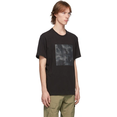 RAG AND BONE 黑色 CAMO LOGO T 恤