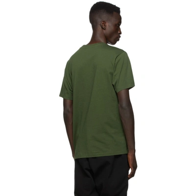 Shop Kenzo Green Classic Tiger T-shirt In 51 - Dark K