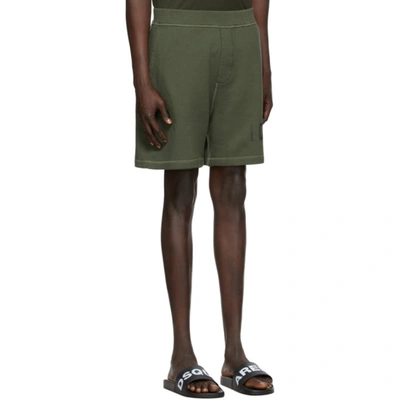 Shop Dsquared2 Khaki Relaxed Fit Icon Shorts In 814 Brown