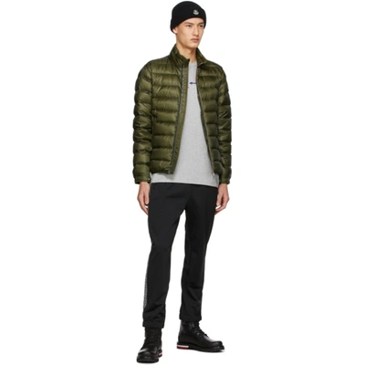 Shop Moncler Genius 2 Moncler 1952 Khaki Down Nylon Conrow Jacket In 833 Armygre