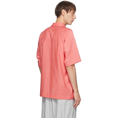 Shop 132 5. Issey Miyake Pink Men 1 Short Sleeve Shirt In 22pink