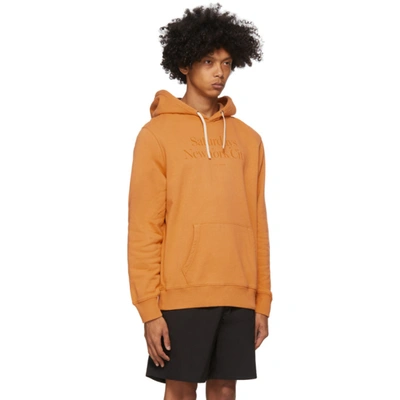 Shop Saturdays Surf Nyc Saturdays Nyc Orange Ditch Miller Standard Hoodie In Rust