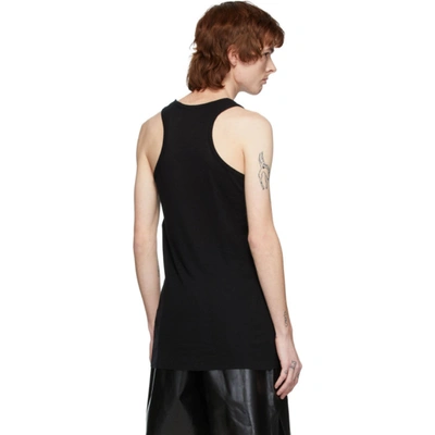 Shop Haider Ackermann Black Graphic Tank Top