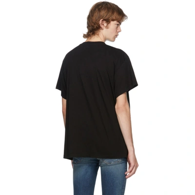 Shop Amiri Black Falcon T-shirt