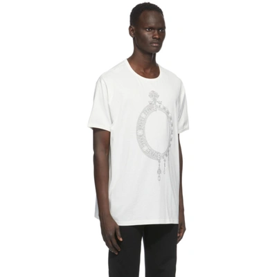 Shop Givenchy Off-white Printed Mirror T-shirt In 130-off Whi