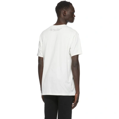 Shop Givenchy Off-white Printed Mirror T-shirt In 130-off Whi