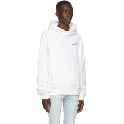 Shop Amiri White Banana Tree Hoodie