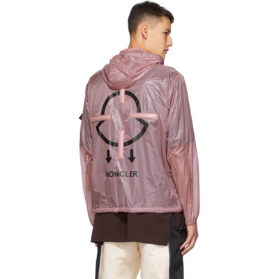 Shop Moncler Genius 5 Moncler Craig Green Pink Down Peeve Jacket In 526pink