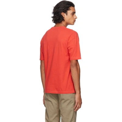 Shop Visvim Three-pack Multicolor Sublig Pocket T-shirts