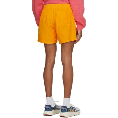 ERL 橙色灯芯绒短裤