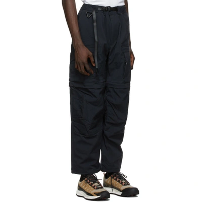 Shop Nike Black Acg Smith Summit Cargo Pants In 010 Blk/blk