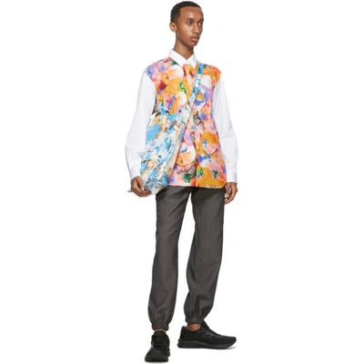 Shop Comme Des Garçons Shirt White Futura Edition Print Shirt In 1 Whtie Pri