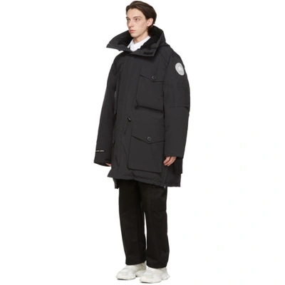 Shop Juunj Navy Canada Goose Edition Down Expedition Parka In 67 Navy