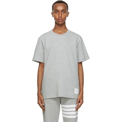 Shop Thom Browne Grey Relaxed Fit T-shirt In 055 Light G